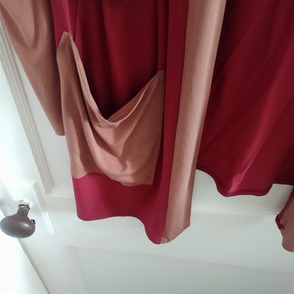 NWOT Anthro Color Block Robe - Picture 7 of 8